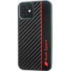 Etui Audi Carbon Fiber Stripe na iPhone 11 / Xr - czarne AUS-TPUPCIP11-R8/D1-BK