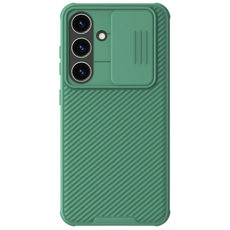 Etui Nillkin CamShield Pro pancerne z osłona na aparat do Samsung Galaxy S24 - zielone