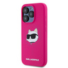KARL LAGERFELD ETUI SILICONE DO IPHONE 15 PRO 6.1 CHOUPETTE HEAD