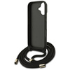 Etui Guess 4G Big Logo Cord Stap Crossbody do iPhone 17 czarny
