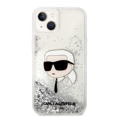 Karl Lagerfeld KLHCP14MLNKHCH iPhone 14 Plus 6,7" srebrny/silver hardcase Glitter Karl Head