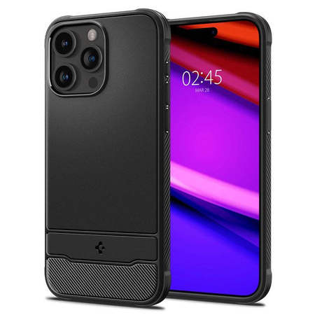SPIGEN RUGGED ARMOR MAG MAGSAFE IPHONE 15 PRO MAX MATTE BLACK