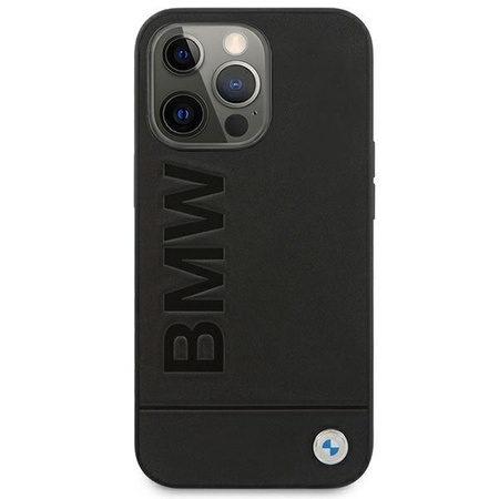 Etui BMW BMHCP13XSLLBK na iPhone 13 Pro Max - czarne Signature Logo Imprint