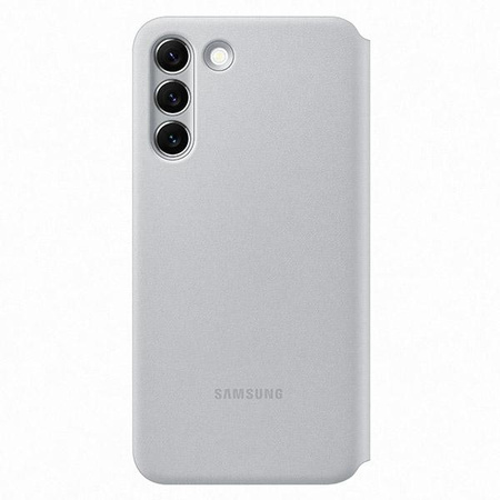 Etui Samsung EF-NS906PJ S22+ S906jasno szary/light gray LED View Cover