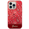 Guess GUHCP14XHGBNHR iPhone 14 Pro Max 6,7" czerwony/red hardcase Bandana Paisley