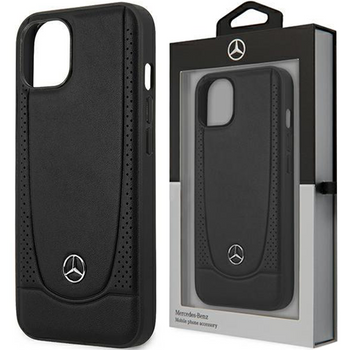 Mercedes MEHCP15LARMBK iPhone 15 Pro 6.1" czarny/black hardcase Leather Urban