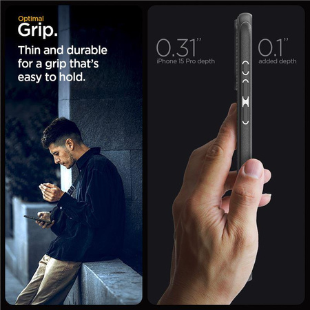 SPIGEN MAG ARMOR MAGSAFE IPHONE 15 PRO MATTE BLACK