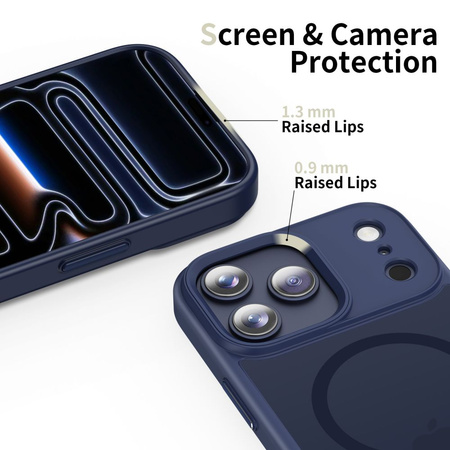 TECH-PROTECT MAGMAT MAGSAFE IPHONE 17 PRO MATTE DEEP BLUE