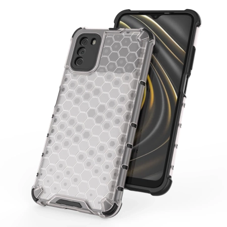 HURTEL HONEYCOMB ETUI PANCERNE Z ŻELOWĄ RAMKĄ DO XIAOMI POCO M3 OCHRONNE