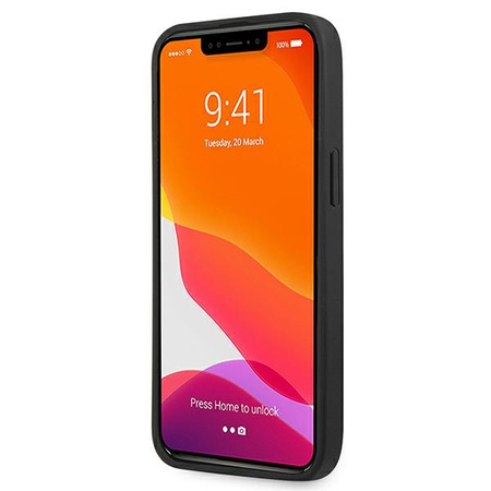 GUESS POKROWIEC HARDCASE DO IPHONE 13 PRO 13 6,1 SAFFIANO Z LOGO METALOWYM
