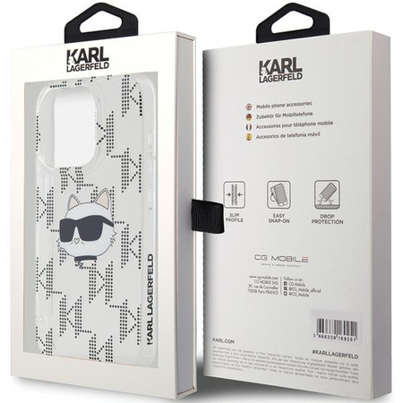 KARL LAGERFELD KLHCP15XHKLPCHT ETUI DO IPHONE 15 PRO MAX 6.7 HARDCASE IML