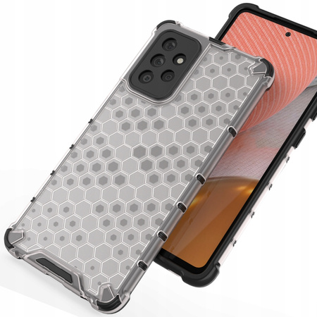 HURTEL POKROWIEC PANCERNY HONEYCOMB DO SAMSUNG GALAXY A72 4G Z RAMKĄ ŻELOWĄ