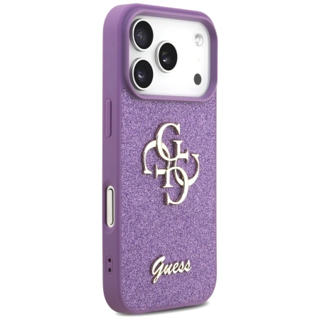 GUESS ETUI FIXED GLITTER BIG 4G DO IPHONE 17 PRO POKROWIEC WYSOKIEJ