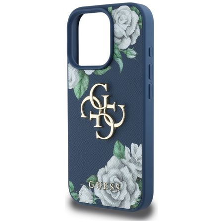 GUESS ETUI CASE POKROWIEC DO IPHONE 16 PRO GRINDED ROSES LOGO WYSOKA JAKOŚĆ