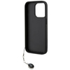 KARL LAGERFELD POKROWIEC DO IPHONE 15 PRO MAX SAFFIANO Z DŻETAMI I CHARMIEM