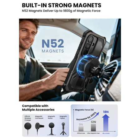 SUPCASE IBLSN ARMORBOX MAG MAGSAFE GALAXY S26 BLACK