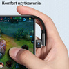 USAMS KABEL MICRO USB 2A DO ANDROID 1M OBROTOWY PLECIONY SZYBKIE ŁADOWANIE
