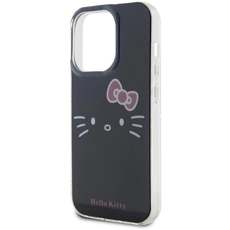 Etui Hello Kitty IML Kitty Face na iPhone 13 Pro Max - czarne