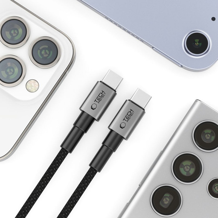 TECH-PROTECT KABEL USB-C 60W DO TELEFONÓW 3A 50CM PRZEWÓD DO ŁADOWANIA