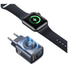 USAMS ŁADOWARKA SIECIOWA CC293 T67 DO APPLE IWATCH 1XUSB-C 1XUSB-A 20W