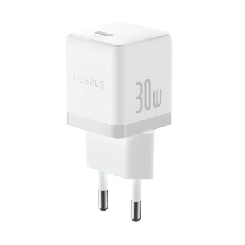 BASEUS ŁADOWARKA SIECIOWA PALM 30W USB-C DO TELEFONÓW TABLETÓW Z SZYBKIM