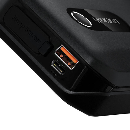 BASEUS ROZRUCHOWY JUMP STARTER 10000MAH 1000A DO SAMOCHODU Z POWERBANKIEM