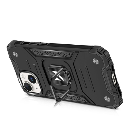 Pancerne etui z ringiem Wozinsky Ring Armor do iPhone 15 - czerwone