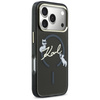 Etui Karl Lagerfeld IML Choupettes Karl Script Logo MagSafe do iPhone 17 Pro czarny
