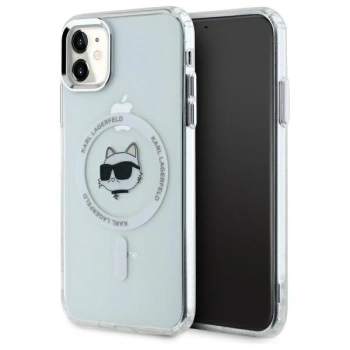 KARL LAGERFELD HARDCASE ETUI DO IPHONE 11 XR 6.1 Z METALOWYM CHOUPETTE HEAD