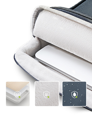 INNOSTYLE TORBA NA LAPTOPA 14 WODOODPORNA ETUI CASE OMNIPROTECT SZARA