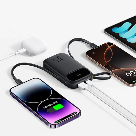 BASEUS POWERBANK ENERFILL FC31 20000MAH 22.5W Z WYŚWIETLACZEM DO APPLE