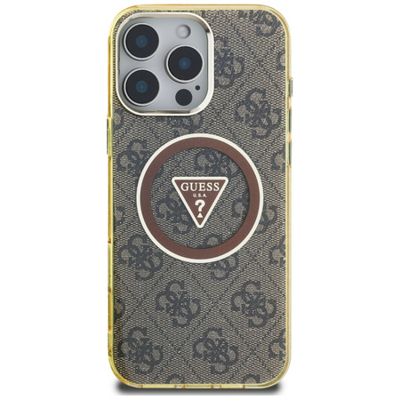GUESS ETUI TPU POKROWIEC DO IPHONE 16 PRO MAX 4G DO MAGSAFE METAL GLITTER