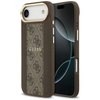 Etui Guess 4G Stripe MagSafe do iPhone Air brązowy