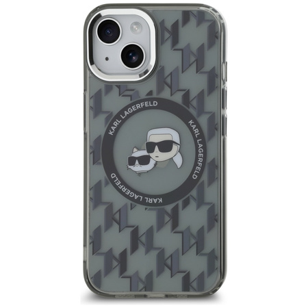 KARL LAGERFELD ETUI DO IPHONE 15 PLUS 6.7 DO MAGSAFE MONOGRAM CHOUPETTE
