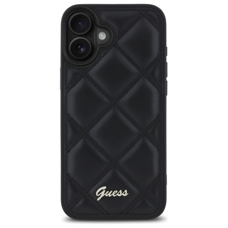 GUESS ETUI HARDCASE DO IPHONE 16 PLUS 6.7 QUILTED METAL LOGO WYSOKA JAKOŚĆ