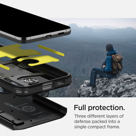 SPIGEN ETUI TOUGH ARMOR DO GALAXY S22+ Z PEŁNĄ OCHRONĄ Z TYŁU I BOKÓW