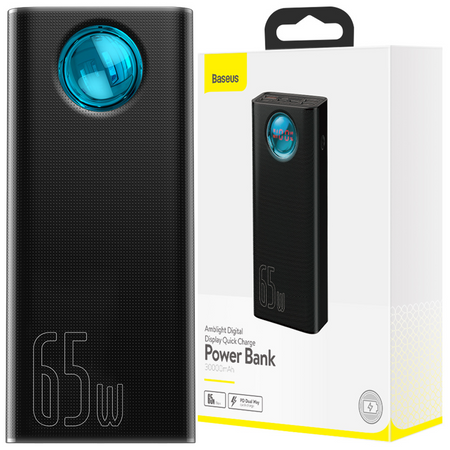 Baseus Amblight powerbank 65W 30000mAh Overseas Edition czarny (PPLG000101)