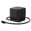 Ładowarka indukcyjna Baseus MagPro 3w1 25W kompatybilna z MagSafe do telefonu i smartwatcha - czarna