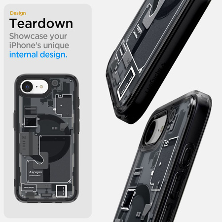SPIGEN POKROWIEC OCHRONNY ETUI DO MAGSAFE IPHONE 16E SERIA ULTRA HYBRID MAG