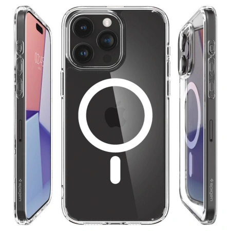 SPIGEN POKROWIEC CRYSTAL HYBRID DO IPHONE 15 PRO MAX Z MAGNETYCZNYM DO