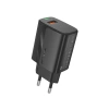 FONENG ładowarka sieciowa EU64 18W 1xUSB QC3.0 + kabel Lightning Czarny