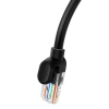 Kabel Ethernet Baseus High Speed Cat 5 RJ-45 1000Mb/s 3m okrągły - czarny