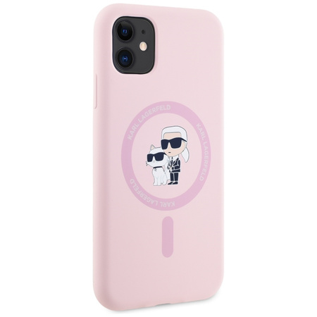 KARL LAGERFELD ETUI SILICONE KARL&CHOUPETTE DO IPHONE 11 DO MAGSAFE