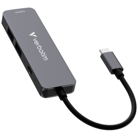 VERBATIM HUB USB-C 3.2 DO TELEFONÓW Z HDMI ALUMINIOWA PRZEJŚCIÓWKA 32155