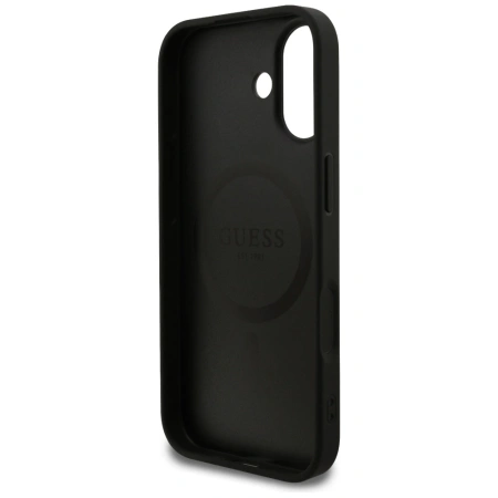 GUESS ETUI GRAINED RING MAGSAFE DO IPHONE 17 Z RINGIEM I MAGNETYCZNYM