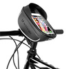 Wozinsky torba rowerowa na kierownicę z etui na telefon 1 l czarna (WBB16BK)