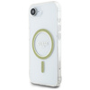GUESS ETUI CASE IML GLITTER CIRCLE DO IPHONE 16E DO MAGSAFE PRZEZROCZYSTE
