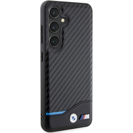 BMW ETUI CASE POKROWIEC DO SAMSUNG GALAXY S24 S23 S22 S21 Z CARBONOWĄ SKÓRĄ