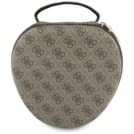 Etui na słuchawki Guess Carry Box brązowy