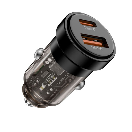TECH-PROTECT ŁADOWARKA SAMOCHODOWA 2-PORTY PD45W QC3.0 DO TELEFONÓW SAMSUNG